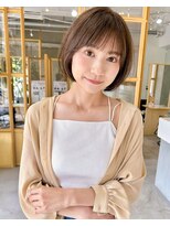 フェリア ファム 桃山台(FERIA fam)&nbsp;暗めカラー/デザインカラー/髪質改善/小顔/オリーブグレー