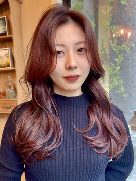 フェイバー 赤坂店(FAVOR) 前髪なし顔まわりレイヤー