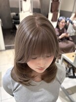 アース 高円寺店(HAIR & MAKE EARTH)&nbsp;ミルクティーグレージュ〔@x__xrn03 〕