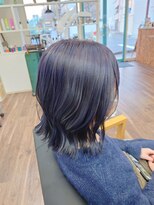 キキヘアメイク(kiki hair make)&nbsp;ボブ×コバルトブルー