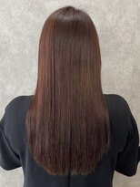 ラル 水戸県道50号店(Lalu.) ダークパープル/ナチュラルショート/夏のヘアアレンジ/水戸
