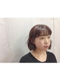 ワイドバングボブ