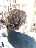 ロングウェーブシニヨンアレンジ【ヘアアレンジ　立川/立川駅】