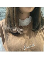 ヘアアンドメイク シークネクスト(HAIR&MAKE SeeK NEXT)&nbsp;【NEXT×門井】ワンカールミディ×オリーブグレージュ