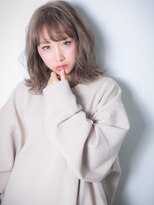 カバーヘア ブリス 川口(COVER HAIR bliss)&nbsp;*bliss川口*無造作カールの抜け感くびれセミディx