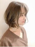 透けベージュでオンナっぽグラデーションカラー♪