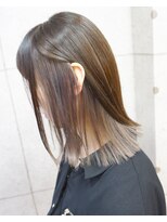 ヘアテリア リュウ 大塚(hair teria ryu) 【Bf→Af】インナーブリーチ2回/ホワイトラベンダー