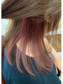 ベルヘアサロン(BeL HAIR SALON) 【インナーカラー】ピンク