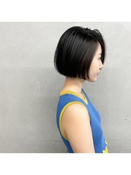 タグ(#tag) #黒髪ボブ