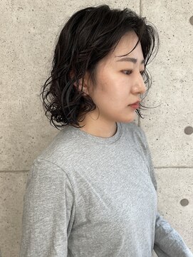 ア セカンド 清藤美容室第弐號(a sekand) シンプルボブパーマスタイル