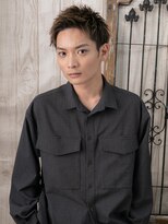 トニーアンドガイ メン 与野駅前店(TONI&GUY MEN)&nbsp;ハイトーンカラー★アップバングショートc