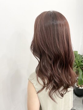 ルヴェルヘアー(Revel hair) ナチュラルピンク×韓国巻き