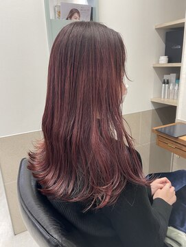 トゥーリ 薬院店(tuuli) tuuli miyu チェリーレッドセミロング/20代30代40代50代