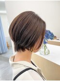 キレイな丸みのショートボブ