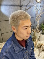 ゼスト フィーノ(ZEST fino) 【三谷海斗】オシャレボウズ×ホワイトブロンド◎立川