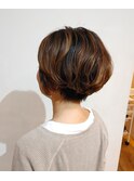 エアリーマッシュショートボブ