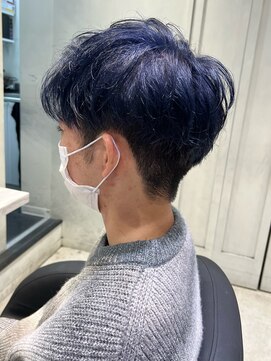 アソビセカンド 原宿(ASOBI 2nd) 前髪/マチルダボブ/ピンクベージュ/インナーグレージュ/ブルー