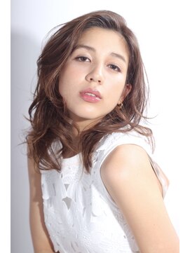 ソレカ(SORECA) 【SORECA/ソレカ】レイヤーロングスタイル × ベージュ系カラー