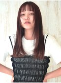 大人可愛いレイヤー韓国風小顔カットモテ髪くびれロング