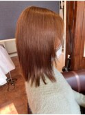 傷ませないカラー/20代30代/ミディアム/髪質改善