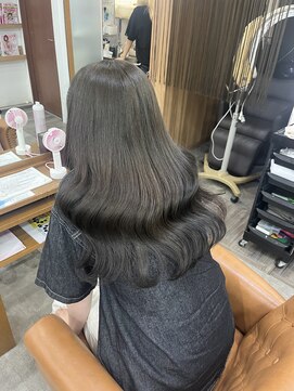 アクティブ 梅島店(Active) オリーブグレージュ/韓国風コテ巻き