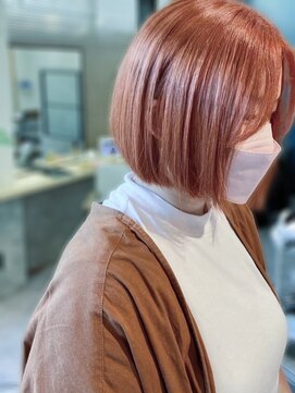 リノショアーズ ショウナン 辻堂店(RinoShores SHONAN) 20代30代40代ダブルカラーコーラルピンク透明感カラー