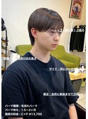 大人ラウンドマッシュin大宮メンズカットパーマ美容室