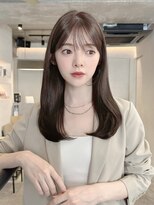 ウェイズ トウキョウ(Ways TOKYO) レイヤーカット　グレージュ　前髪カット　顔まわりカット