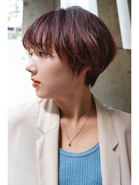 キビト(kibito) ＊大人な上品ショートカット＊ピンクブラウン
