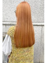 ミラレスカ 栄(MIRA RESCA)&nbsp;ペールオレンジカラー×ロング