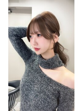 リリー(Lilley) 【西村光平】艶カラー/前髪顔周り/韓国ヘア