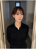 ・ショートから伸ばし中のためのミニボブ・【担当 タクノ】