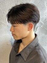 ニアウ 高崎店(Niau)&nbsp;メンズセンターニュアンスフェザーパーマ群馬高崎眉毛韓国刈り上