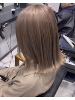 テット 福島店(tet) 縮毛矯正しててもミルクティベージュ