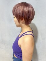 エミス バイ メルト 吉祥寺(emis by melt)&nbsp;【吉田江梨】暖色カラーブリーチベリーショートピンクラベンダー