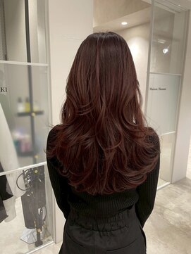ムード(MOOD,) 暗めカラー/グランマッシュ[レイヤーカット/髪質改善/銀座]