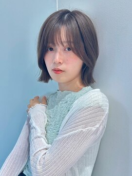 ソラ 麻布十番店(SORA) ボブ 外ハネボブ 髪質改善 顔周りレイヤー