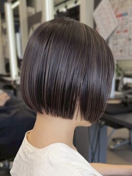 ブレス ヘアデザイン(BLESS hair design) 東静岡ショートボブくびれショートイルミナカラー顔周りレイヤー