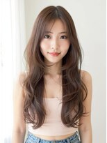 ブロウ ネックス ザ サロン 表参道(VLOW nex the salon)&nbsp;くびれレイヤーカールセミディシアーカラー