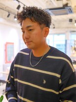 ノル 栄矢場町(nol) メンズ アップバングパーマ
