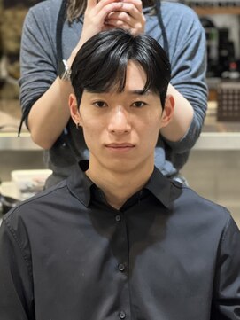 ノラ ヘアーサロン(NORA HAIR SALON) 【石山】ダウンパーマ×コンマバングで清潔感ヘア