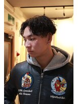 グラッドマンズカットクラブ 立川(GLADMAN'S CUT CLUB)&nbsp;波巻きスパイラルパーマメンズパーマ立川メンズカット