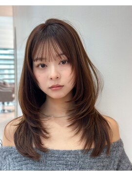 ライズ ネックス ザ サロン 渋谷(LIZE nex the salon) 【小顔レイヤーカット 前髪あり #9】#渋谷駅#韓国#髪質改善