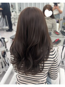 アマトウキョウスマートサロン(AMA TOKYO×Smart Salon) 韓国スタイル/ナチュラルくびれヘア_くびれ巻き_透明感カラー