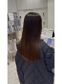艶髪ストレート　髪質改善カラー　髪質改善トリートメント