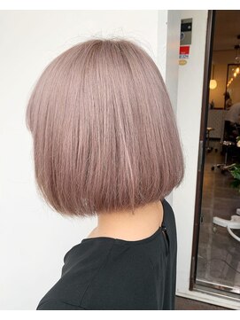 salon de MiLK 札幌大通店【サロン ド ミルク】 色落ちも可愛いホワイトベージュ!