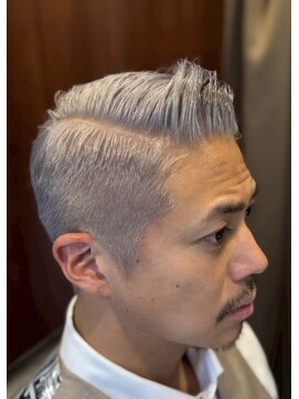 ヒロギンザ 京都本店(HIRO GINZA) サイドパート ブリーチカラー