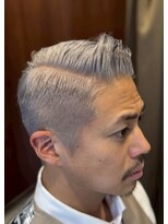 ヒロギンザ 京都本店(HIRO GINZA) サイドパート ブリーチカラー