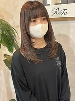 ルーチェ(Lu-che)&nbsp;【似合わせカット】顔周りレイヤー×シャドールーツ透明感カラー