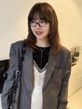 アクシス 栄店(`AXIS) イメチェン/ピンクベージュ/アンブレラカラー/前髪/栄矢場町